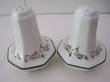 ETERNAL BEAU SALT PEPPER SHAKERS POTS WITH STOPPERS