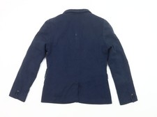 H&M Boys Blue Suit Jacket 10 Years Notch Lapel Single-Breasted Formal