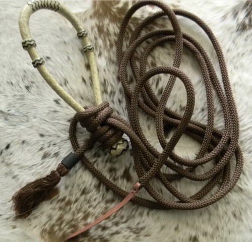 Natural rawhide bosal - natural,