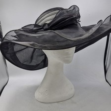 Bhs Black Wide Brim Bow