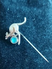Silver Kangaroo Stick Pin with