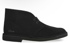 Clarks desert boot black - clarks,