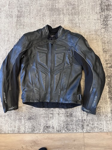 Men wolf motorcycle leather - wolf,