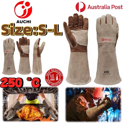 Fire resistant gloves leather - resistant,