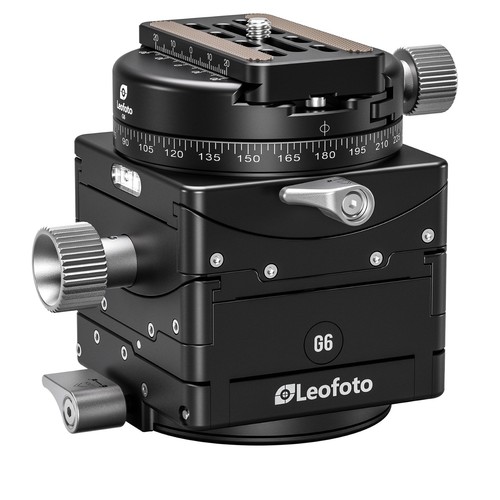 Leofoto geared head with - leofoto, g6