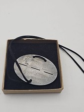 German WW2 Ghost panzer division id tag dog tag self number