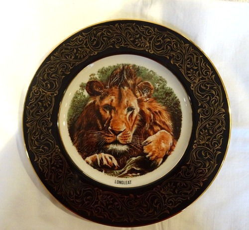 Longleat lion plate - longleat,