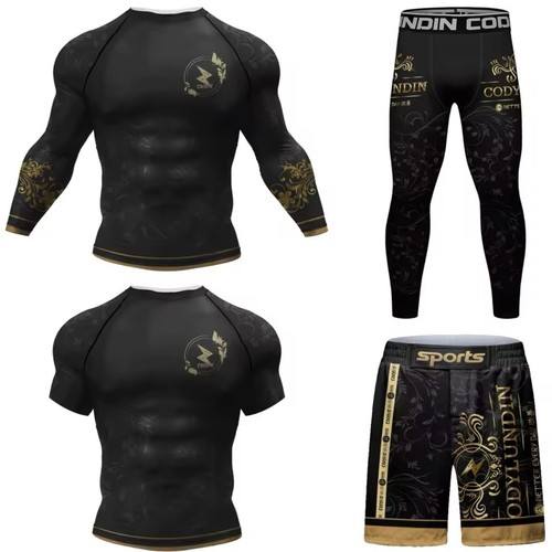 Black gold set - black, compression
