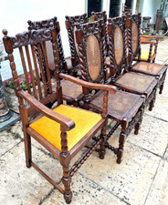 6Antique Bergere Dining