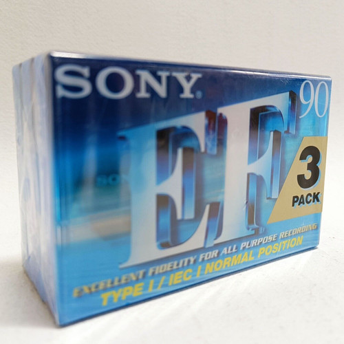 Sony ef90 blank cassette - 3x,