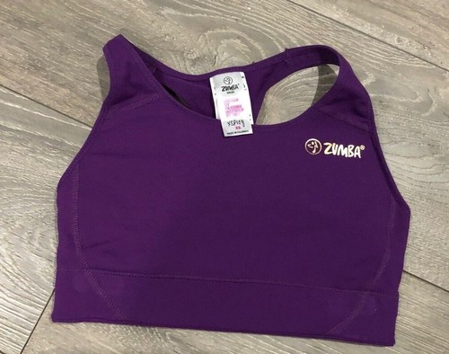 Zumba purple blue bra top - zumba,
