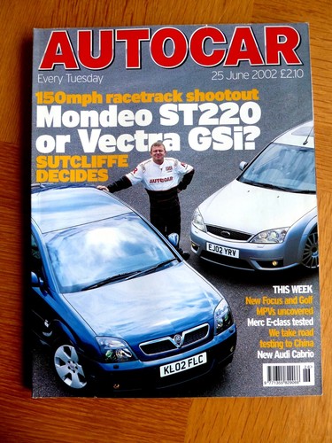 Autocar magazine june 2002 - autocar, 25