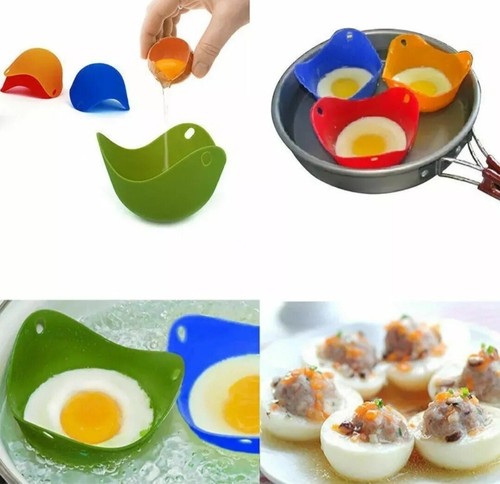 Silicone egg poachers - 2,
