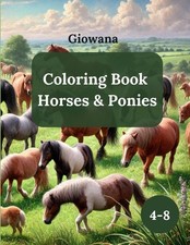 Coloring Book Horses & Ponies