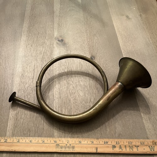 Vtg brass french - horn, "