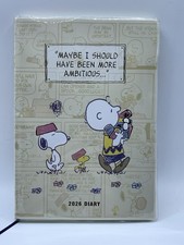 Snoopy & Peanuts Friends 2026 Diary Different Designs Each Page 18.5x13cm New