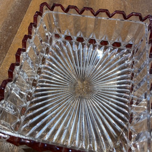 Beautiful antique cut glass - cut,
