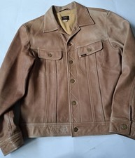 Lee 101 Leather Jacket trucker western ranch 