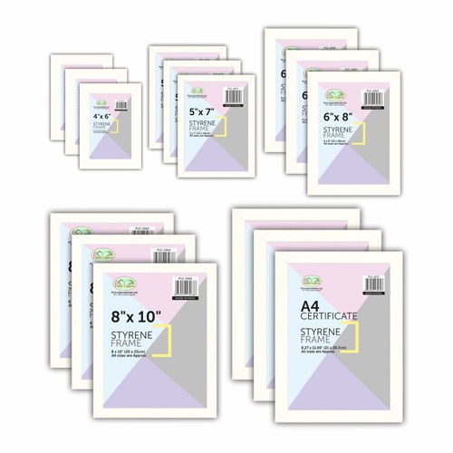 Set white photo frame - [set,