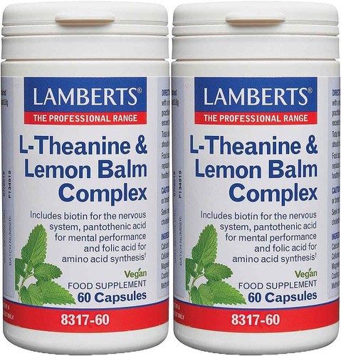 Lamberts theanine lemon balm - theanine, &