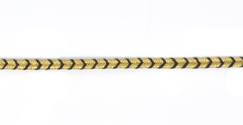 Braid russia black chevron - braid,