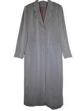 NL Collection Womens Maxi Coat Size 18 Green Long Jacket