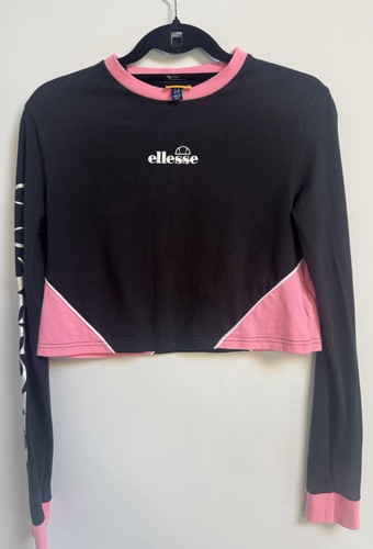 Ellesse crop top long - long, sleeve