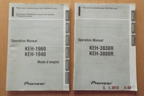 Pioneer radio cassette cd - radio, /