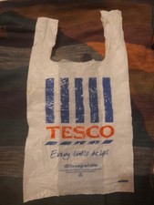 Vintage Tesco Plastic Carrier