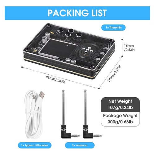 Theremin tones 20 - 70,