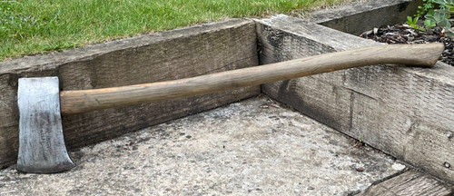 Vintage 4lb axe wood log - vintage,