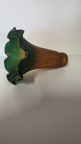 Vintage amber green lilly - vintage,
