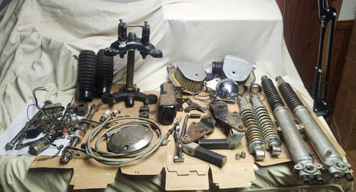1971 honda cl350 cb350 - honda, parts