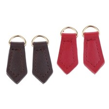 2 Pieces Leather Zipper Pull