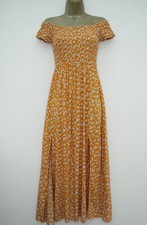 ROMAN MUSTARD WHITE FLORAL