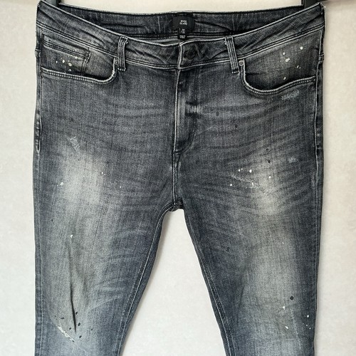 Mens river island skinny black - river,