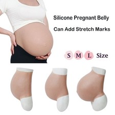 Pregnant silicone belly l - pregnant,