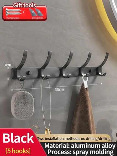 Coat rack wall - mounted, wooden