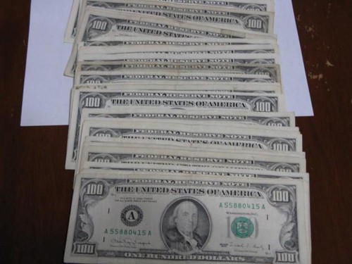105 100 dollar - , bills