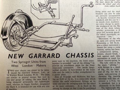 Garrard sidecar new chassis - garrard,
