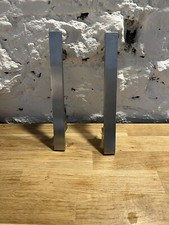 Stainless Steel Wardrobe Door Handles L:20cm D: 1cm. In Great Condition.