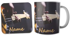 Personalised Guitar Mug and