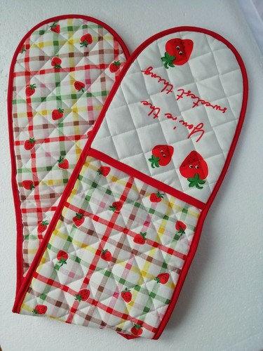 Double oven glove sweet - glove,