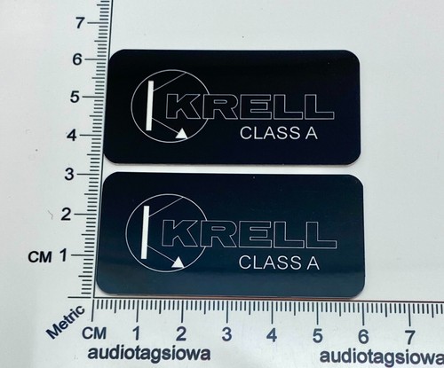 Krell class amplifier badges - krell,