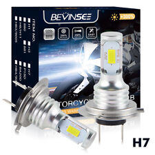 2x Bevinsee H7 LED Headlight Bulbs Lamp Fits Suzuki GSF 650S 1250S Bandit XF 650