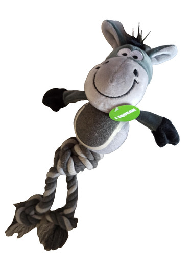 Donkey dog toy tennis - donkey,