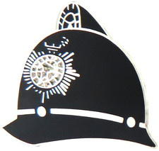 UK Police Custodian Helmet Pin
