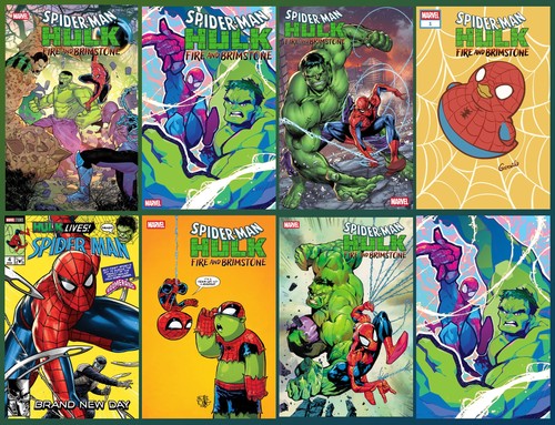Spider man hulk fire and - spider-man/hulk:,
