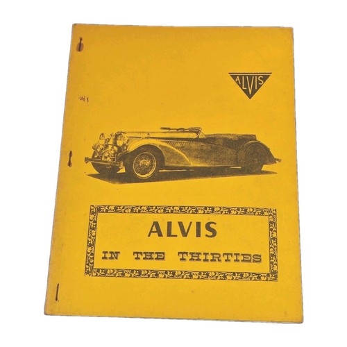 Alvis the thirties - in,