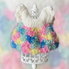 Cute Crochet Dress Doll Toy